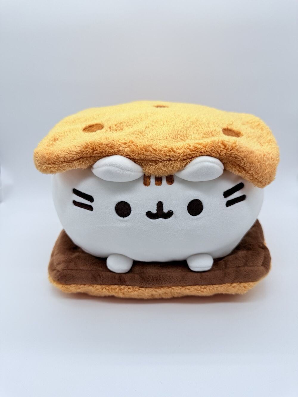 GUND Pusheen S’mores Smores Plush Stuffed Animal Soft White Cat Toy 6065506